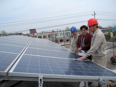 安徽庐江:兴起家庭光伏发电热 (图)
