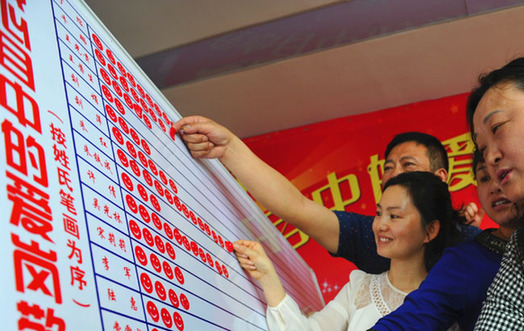 合肥瑶海:心中劳模 群众评议