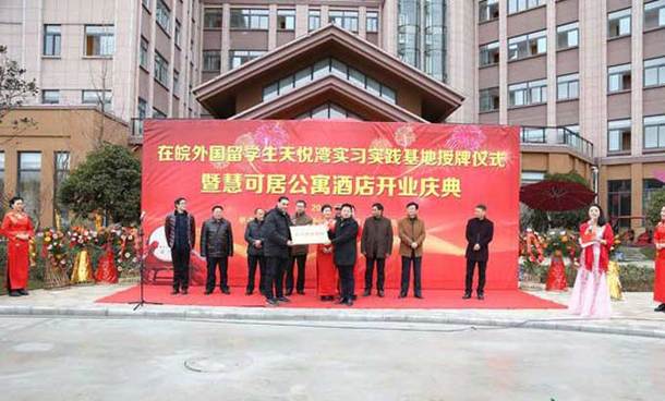 在皖外国留学生走进天悦湾入境游建言献策