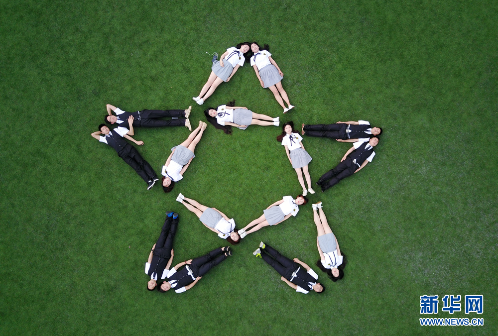 合肥高校2017年个性毕业照航拍