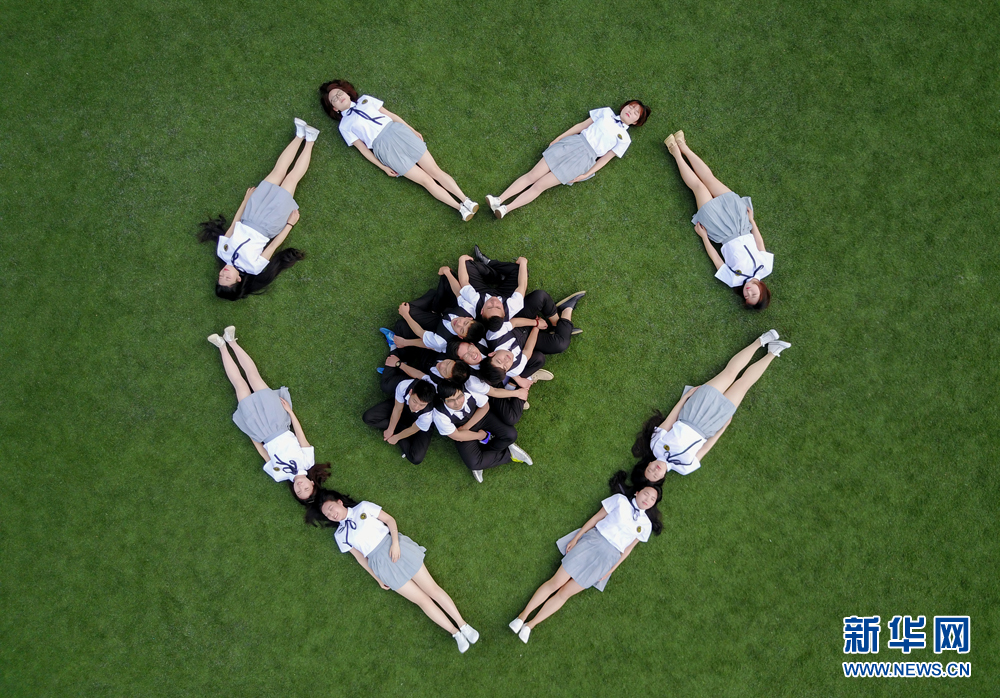 合肥高校2017年个性毕业照航拍