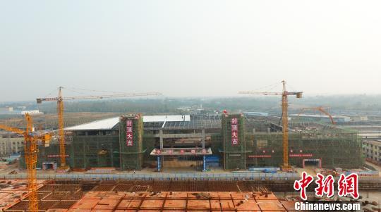 安徽最复杂的改造站 六安高铁站站房主体结构