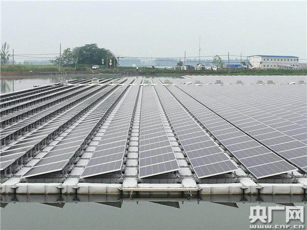淮南潘集全球最大水面漂浮光伏电站六月竣工
