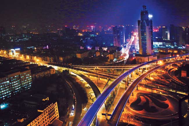 合肥五里墩立交将穿上华丽晚礼服