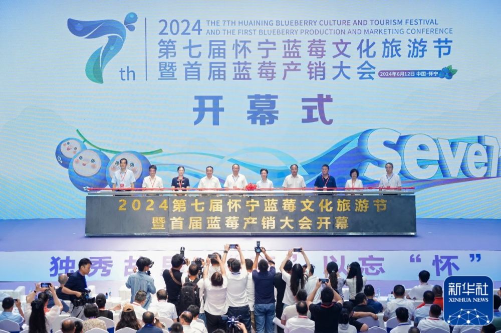第七届怀宁蓝莓文化旅游节暨首届蓝莓产销大会举办