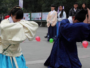 川大“95後”學生辦漢式成人禮