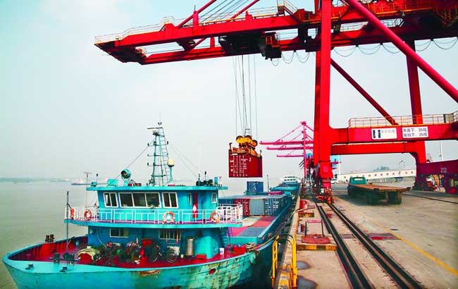 馬鞍山天順港吞吐量創新高