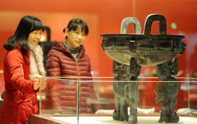 安徽铜陵博物馆展示3000年铜文化魅力
