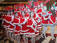 百名聖誕“萌妹子”預熱聖誕