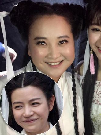 贾玲穿纱袍扮小龙女 "小笼包"又有新高度