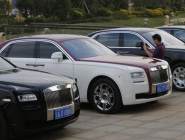 昆明勞斯萊斯車主聚會豪車滿車場