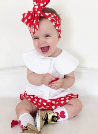 1歲大女娃代言奢侈品 代言照每張250美元