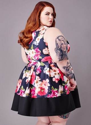 美226斤時尚胖女孩簽約公司圓模特夢