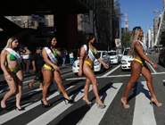 巴西美臀小姐候選人亮相