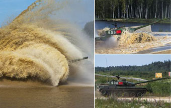 俄罗斯国际军事比赛：中国坦克登场