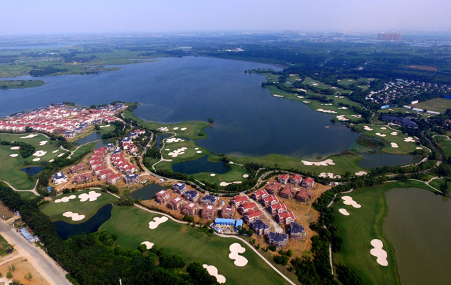 新華網安徽無人機中隊飛赴美麗長豐：上風上水 五湖連珠