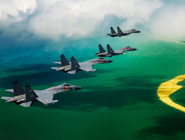 中國"戰鷹"的唯美瞬間