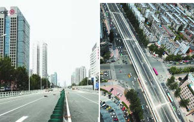 合肥南薰門橋8月14日下午放行四車道