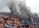 航拍天津爆炸現場