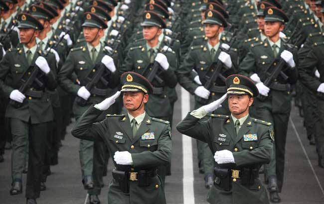 紀念抗戰勝利70周年大會專項演練順利舉行