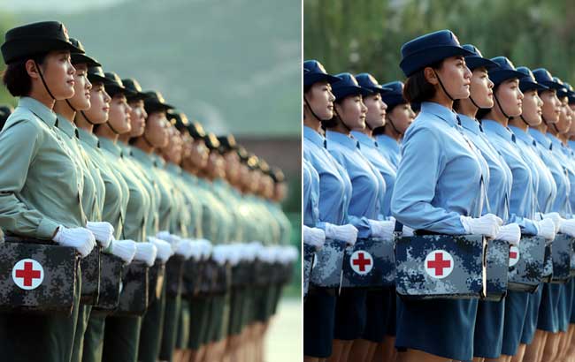 唯一女兵方隊：閱兵村裏的&ldquo;白求恩傳人&rdquo;