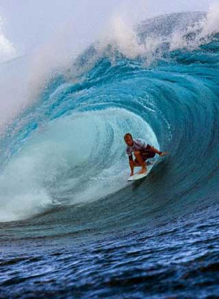 衝浪--碧海藍天 雲飛浪卷
