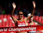 世錦賽女子20公裏競走中國奪首金