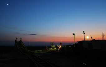 奮戰在銀川馬蘭花山工業廣場的宿州礦工