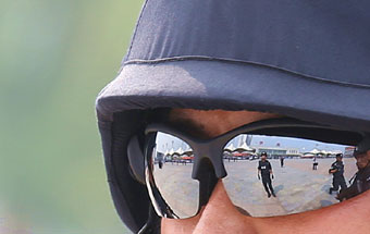 阜陽200余名民警開展聯合反恐演練