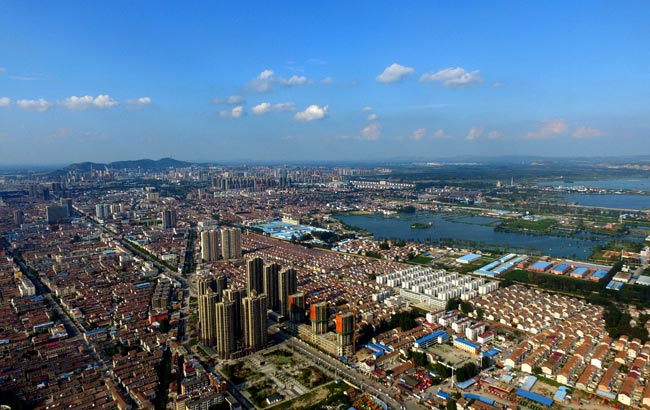 新華網安徽航拍：飛入&ldquo;酒鄉煤城&rdquo; 俯瞰大美濉溪