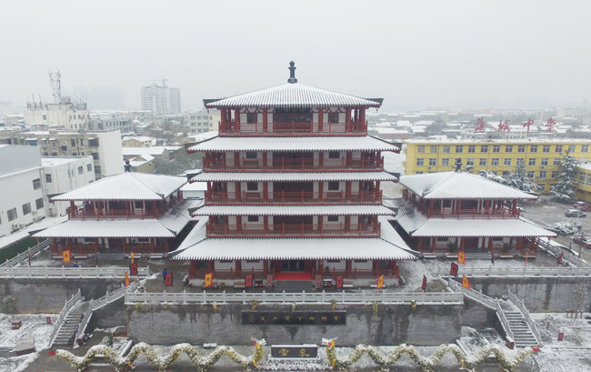 新華網獨家航拍亳州初雪 帶你領略驚艷之美