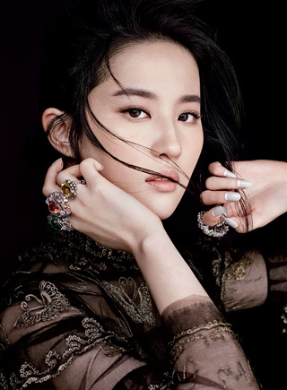 劉亦菲珠寶大片華貴不失清雅