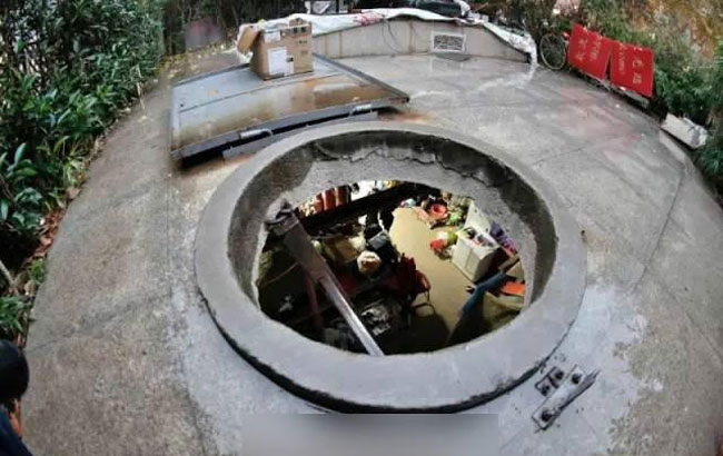 鄭州老兩口蝸居5米井下 50平米家電齊全