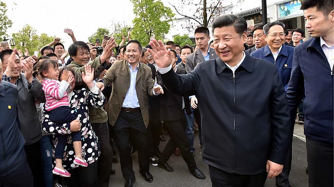 习近平在安徽调研精彩图集