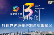 合肥经开区：“三个国际化”打造国内一流开发区