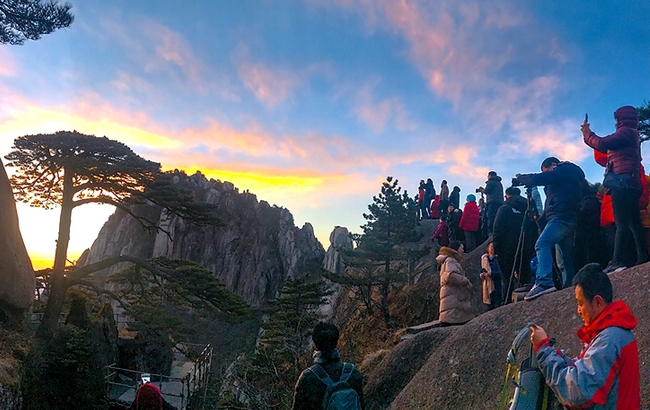 迎接新年第一縷陽光