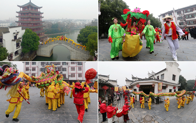載歌載舞辭舊歲 古鎮新風迎新年