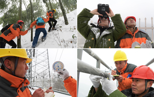 安徽金寨：應對寒潮 特巡保電