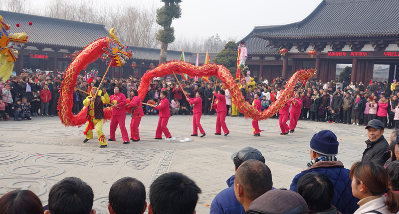 民俗展演鬧新春 舞龍舞獅慶佳節