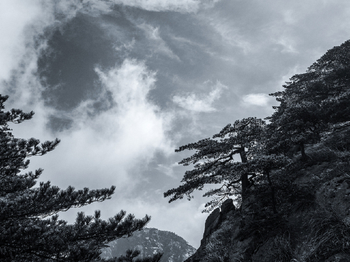 倏忽雲煙化水墨 峰巒疊嶂入丹青