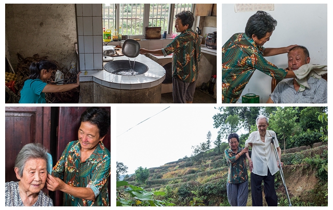 孝老愛親數十載 用愛撐起一片天