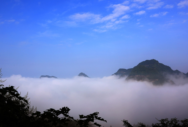 雨後初霽 齊雲山現今秋首場壯觀雲海