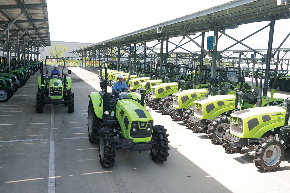 皖産農機“走出去”