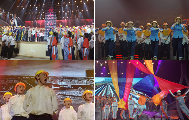 大型原創場景歌舞劇《薪火相傳》在合肥首演