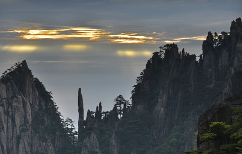 延時攝影:驚艷!黃山日出動人瞬間