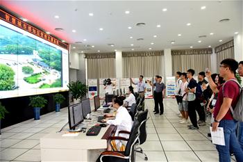 安徽淮南:臺灣學子體驗智慧城市