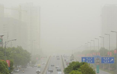 沙尘天气影响安徽省部分城市空气质量