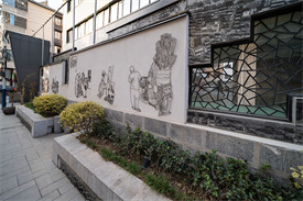 淮海路步行街壁畫