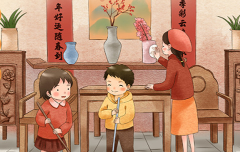 【网络中国节·春节】腊月二十四 掸尘扫房子
