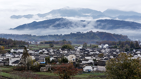 【“飛閱”中國】初冬新雨霽 山居白雲繞